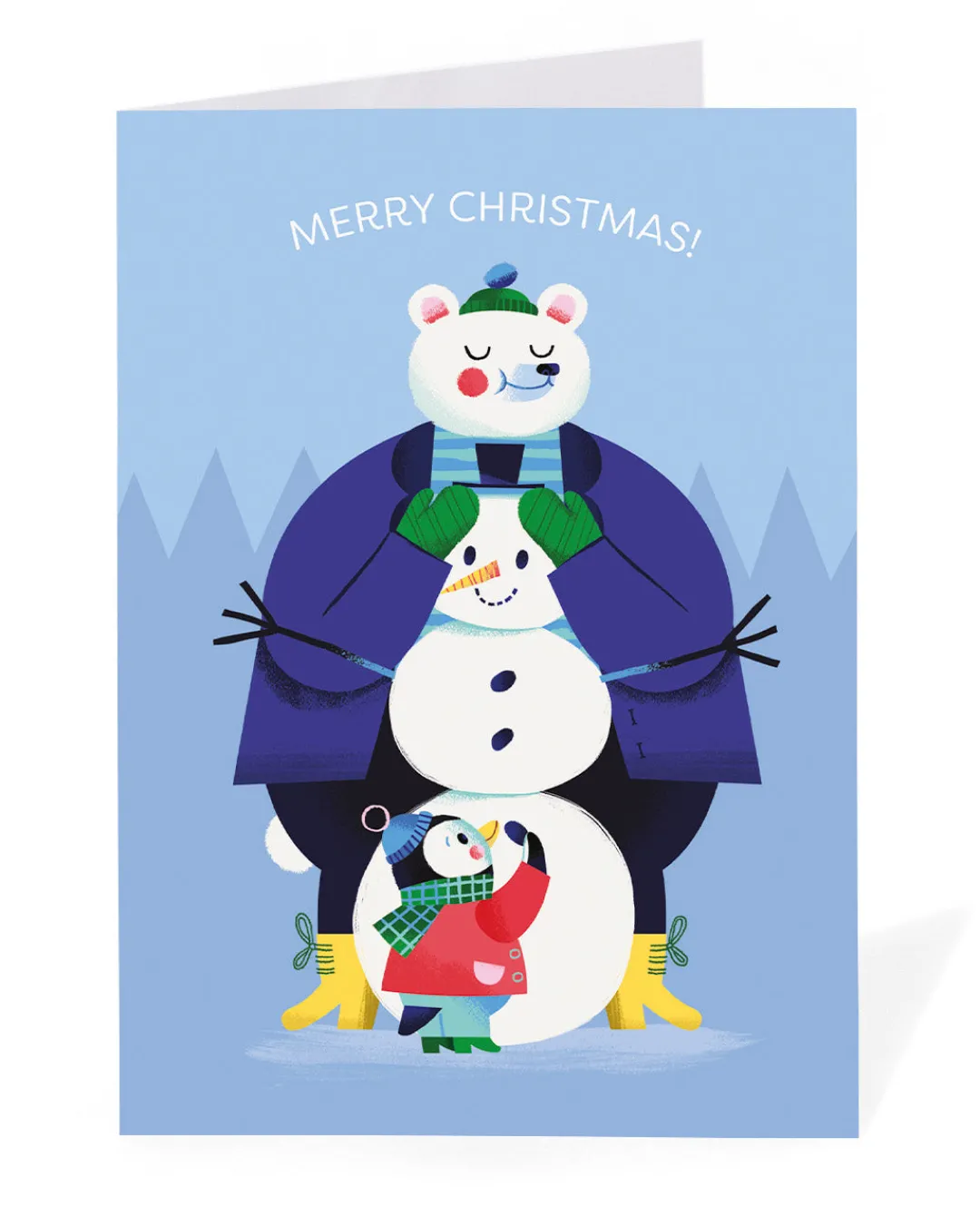 Ohh Deer Christmas|Christmas Cards*Personalised Building a Snowman Christmas Card |