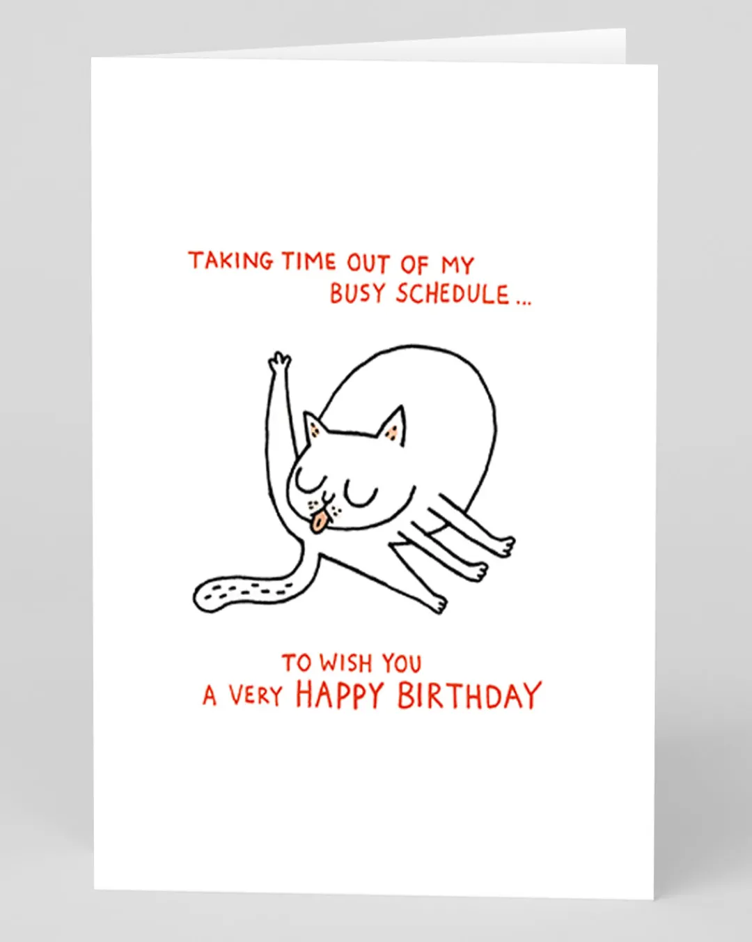 Gemma Correll Birthday|Birthday Cards*Personalised Busy Schedule Birthday Card | Ohh Deer