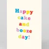 Ohh Deer Birthday|Birthday Cards*Personalised Cake And Booze Day Birthday Card |