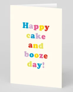 Ohh Deer Birthday|Birthday Cards*Personalised Cake And Booze Day Birthday Card |