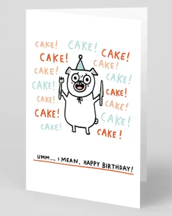 Gemma Correll Birthday|Birthday Cards*Personalised Cake! Cake! Cake! Birthday Card | Ohh Deer