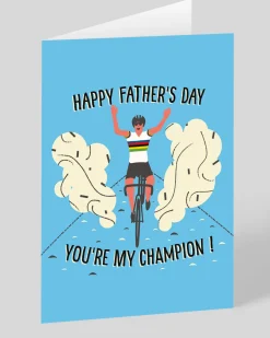 Simon Welch Father's Day|Father's Day Cards*Personalised Champion Cyclist Father's Day Card | Ohh Deer