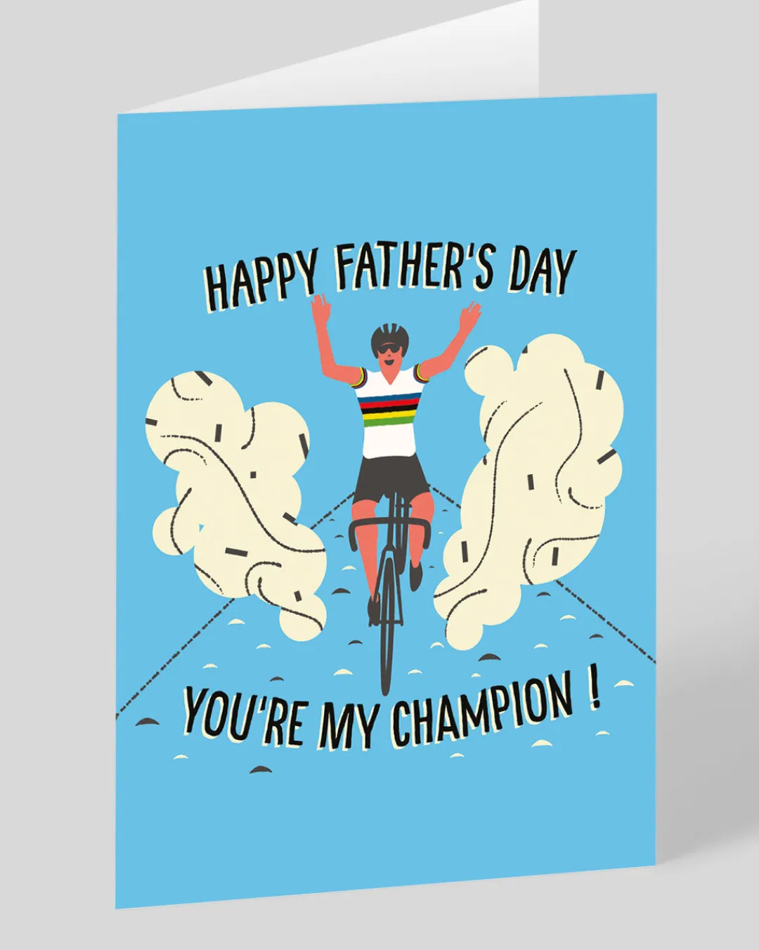 Simon Welch Father's Day|Father's Day Cards*Personalised Champion Cyclist Father's Day Card | Ohh Deer