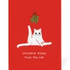 Ken The Cat Christmas|Christmas Cards*Personalised Christmas Kisses From the Cat Christmas Card | Ohh Deer