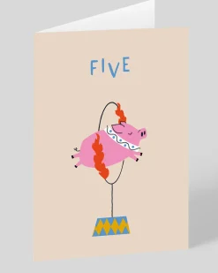 Betiobca Birthday|Birthday Cards*Personalised Circus 5th Birthday Card | Ohh Deer