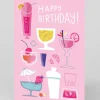 Ohh Deer Birthday|Birthday Cards*Personalised Cocktails Birthday Card |