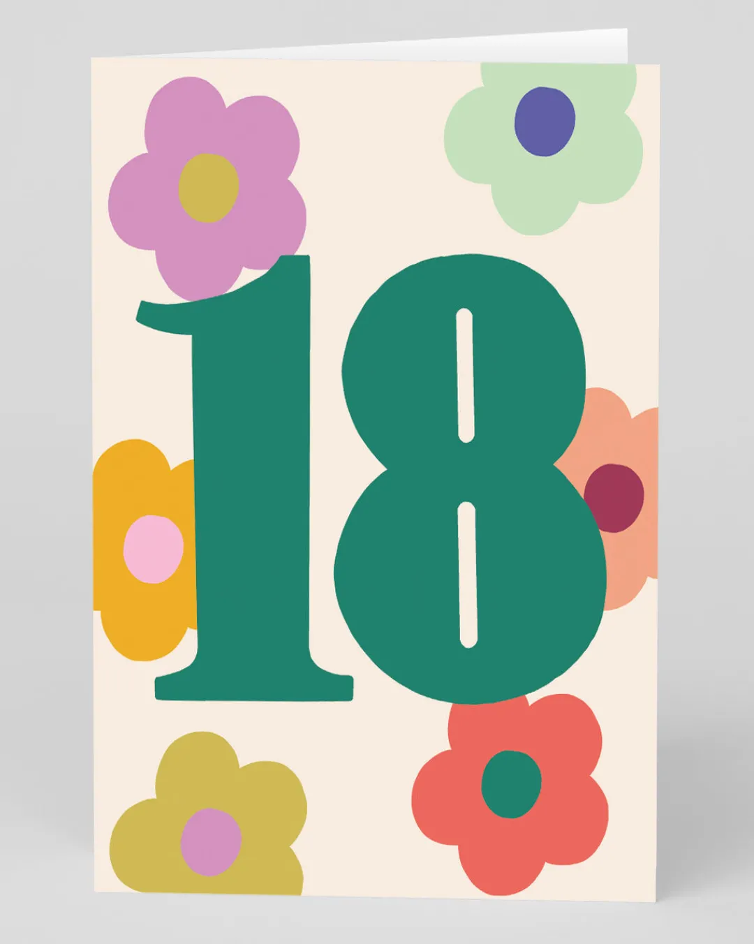 Raspberry Blossom Birthday|Birthday Cards*Personalised Colourful And Floral 18th Birthday Card | Ohh Deer