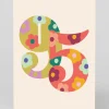 Raspberry Blossom Birthday|Birthday Cards*Personalised Colourful Floral Numbers 95th Birthday Card | Ohh Deer