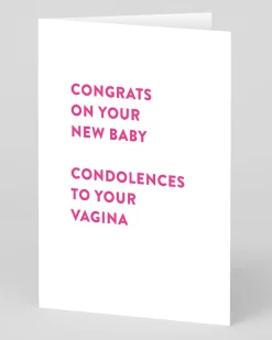 Stormy Knight Congratulations|New Arrival*Personalised Congrats & Condoloences New Baby Card