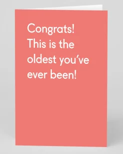 Twin Pines Birthday|Birthday Cards*Personalised Congrats! This is the oldest you've been Birthday Card | Ohh Deer