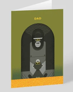 Owen Davey Father's Day|Birthday*Personalised Dad Gorilla Father's Day Card | Ohh Deer