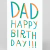 Ohh Deer Birthday|Birthday Cards*Personalised Dad Letters Happy Birthday Card |
