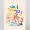 Raspberry Blossom Father's Day|Birthday*Personalised Dad, May Your Day Be As Amazing As You Are Greeting Card | Ohh Deer