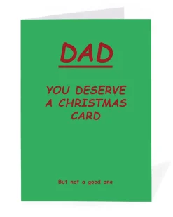 Ohh Deer Christmas|Christmas Cards*Personalised Dad You Deserve a Christmas Card |