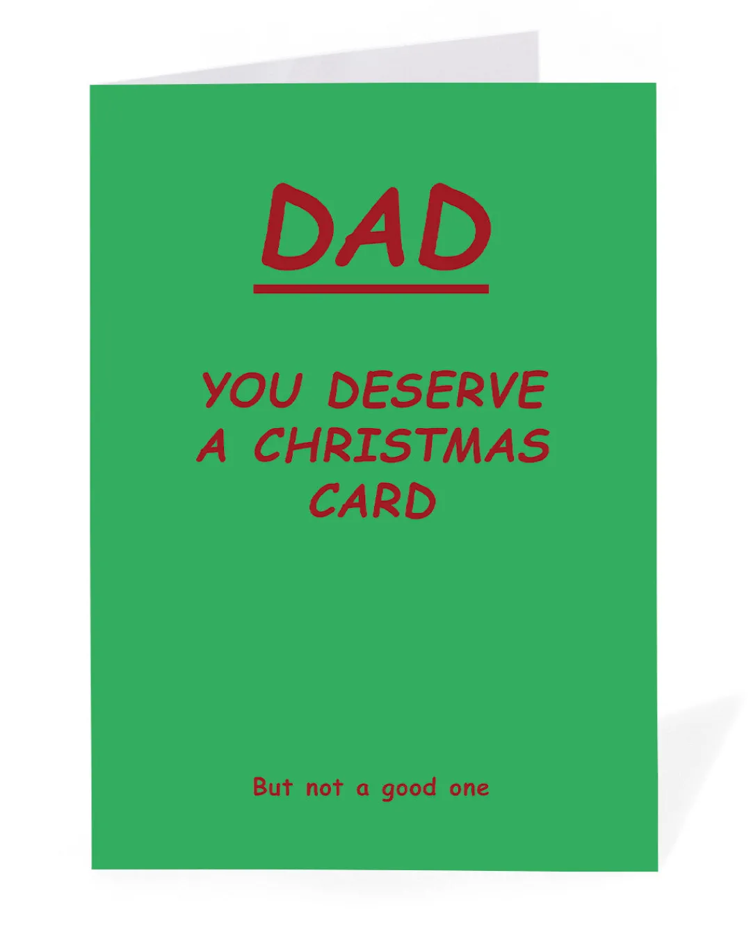 Ohh Deer Christmas|Christmas Cards*Personalised Dad You Deserve a Christmas Card |
