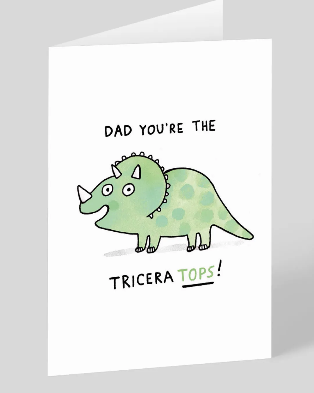 Gemma Correll Father's Day|Father's Day Cards*Personalised Dad You're The Triceratops Father's Day Card | Ohh Deer