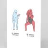 Ohh Deer Birthday|Birthday Cards*Personalised Dancing in Public vs Private Card |