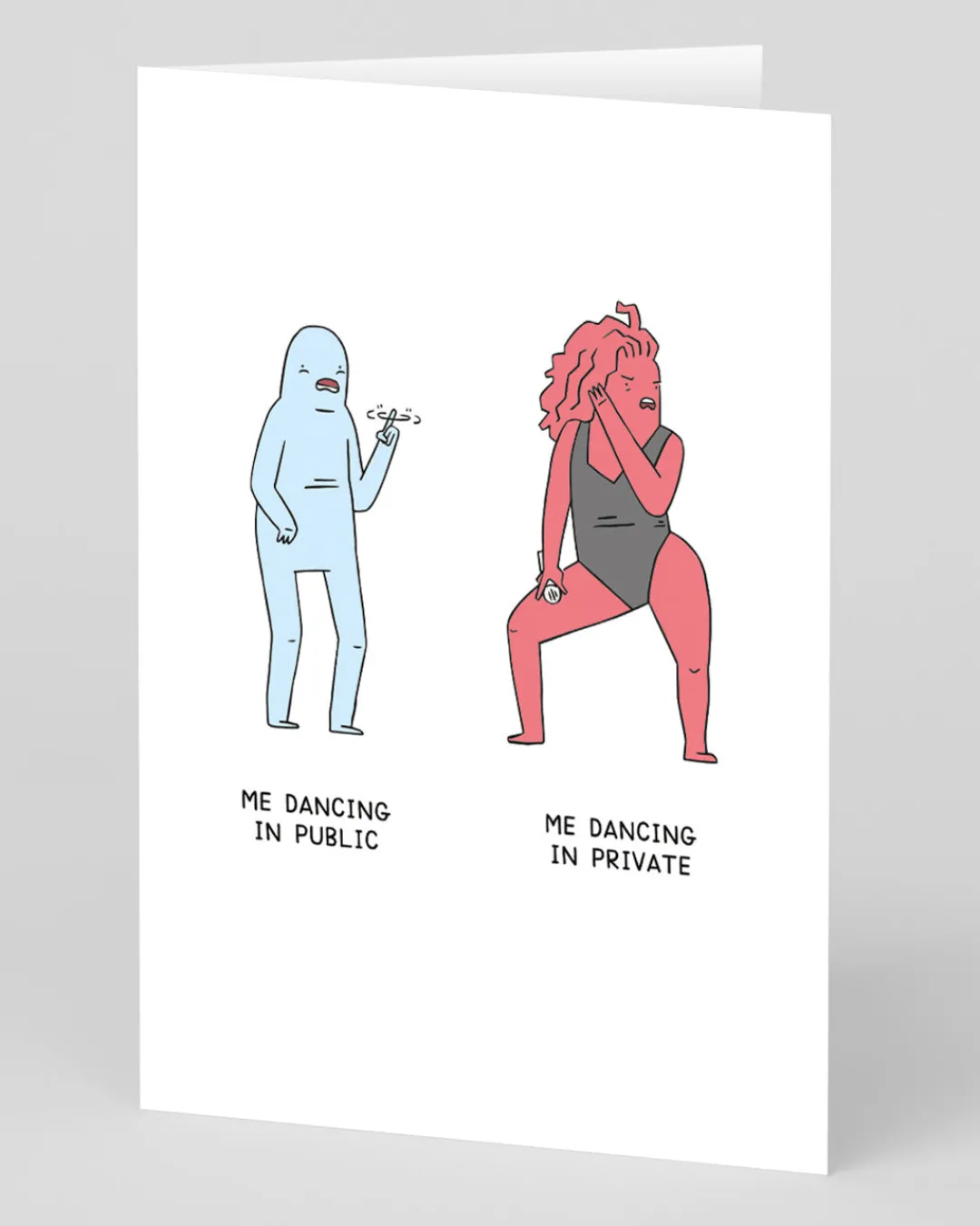 Ohh Deer Birthday|Birthday Cards*Personalised Dancing in Public vs Private Card |