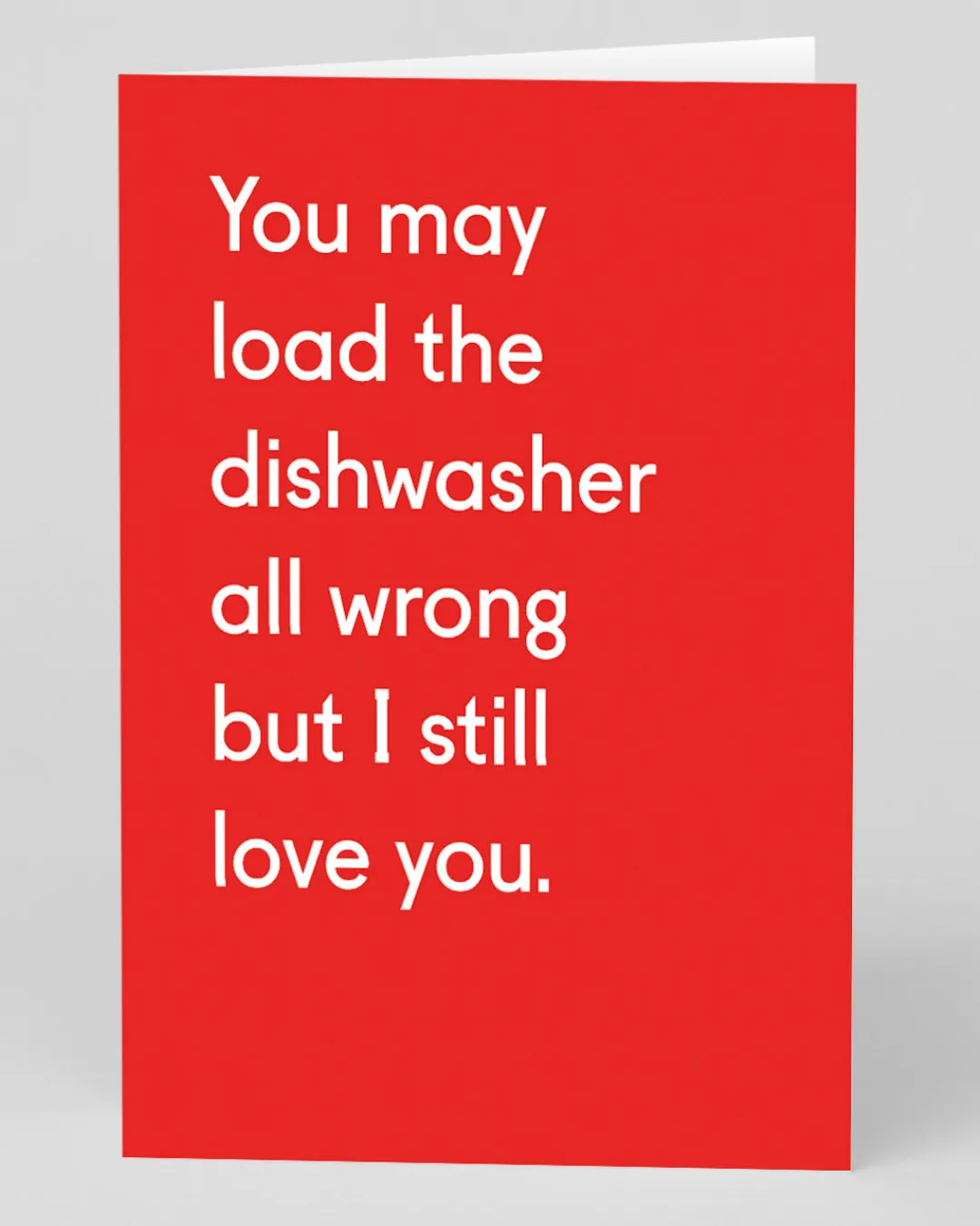 Twin Pines Valentine's Day|Anniversary*Personalised Dishwasher All Wrong Greeting Card | Ohh Deer