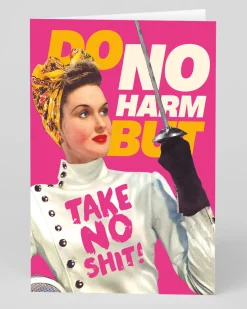 Offensive + Delightful Birthday|Birthday Cards*Personalised Do No Harm Greeting Card | Ohh Deer