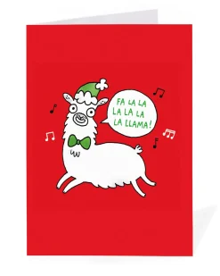 Gemma Correll Christmas|Christmas Cards*Personalised Fa La La La Llama Christmas Card | Ohh Deer