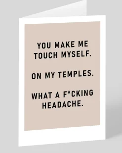 Ohh Deer Birthday|Birthday Cards*Personalised F*cking Headache Greeting Card |