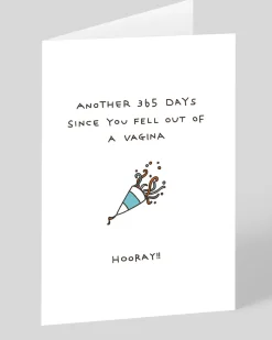 Paul Gandhi Birthday|Birthday Cards*Personalised Fell Out Of A Vagina Birthday Card | Ohh Deer