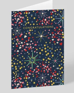 Cath Kidston Congratulations*Personalised Fireqworks Congratulations Card | Ohh Deer