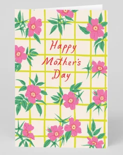 Emily Taylor Mother's Day|Mother's Day Cards*Personalised Flower Grid Pattern Mother's Day Card | Ohh Deer