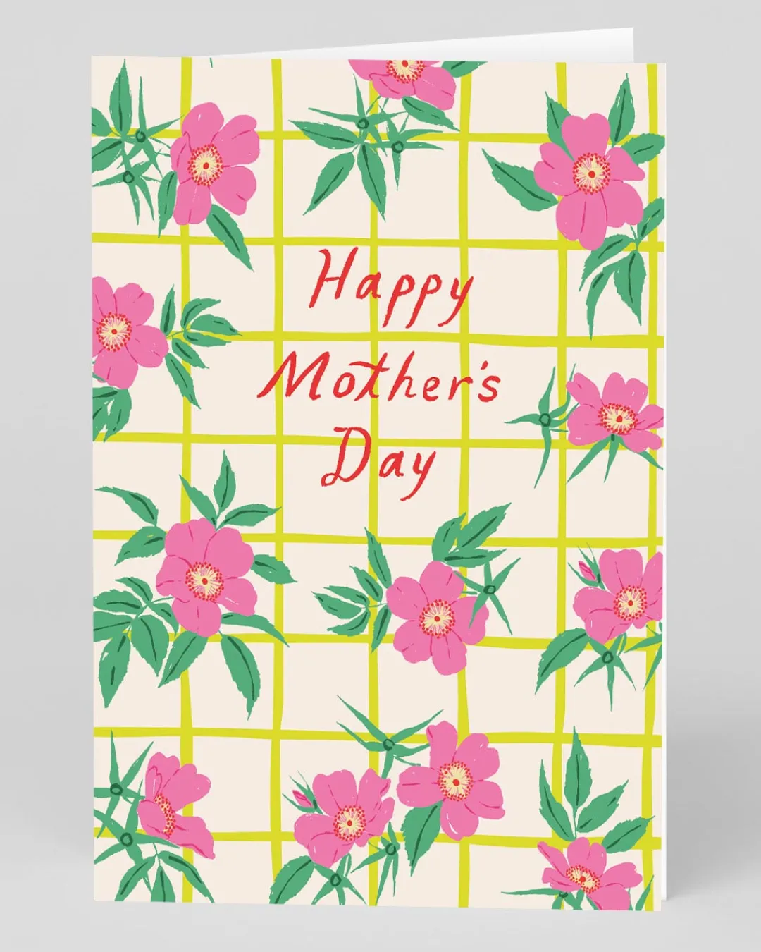 Emily Taylor Mother's Day|Mother's Day Cards*Personalised Flower Grid Pattern Mother's Day Card | Ohh Deer