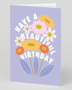Elizabeth Olwen Birthday|Birthday Cards*Personalised Flowers Beautiful Birthday Card | Ohh Deer