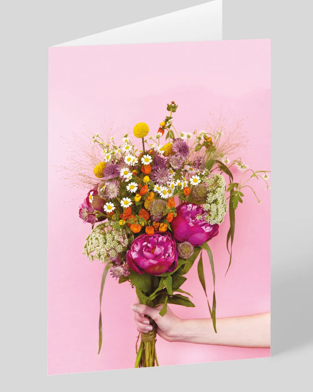 Say Cheese Mother's Day|Valentine's Day*Personalised Flowers Bouquet Greeting Card | Ohh Deer