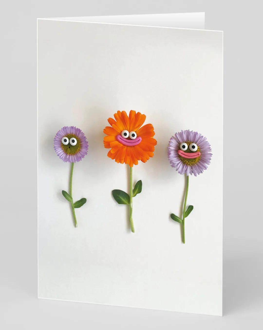 Say Cheese Birthday|Thank You*Personalised Flowers With Faces Greeting Card | Ohh Deer