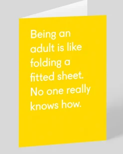 Twin Pines Birthday|Birthday Cards*Personalised Folding a Fitted Sheet Greeting Card | Ohh Deer