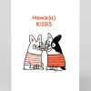 Gemma Correll Valentine's Day|Anniversary*Personalised Frenchie Kisses Greeting Card | Ohh Deer