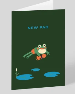 Betiobca Congratulations|New Home*Personalised Frog New Pad New Home Card | Ohh Deer