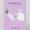 Ken The Cat Mother's Day|Mother's Day Cards*Personalised From the Cat Happy Mother's Day Card | Ohh Deer