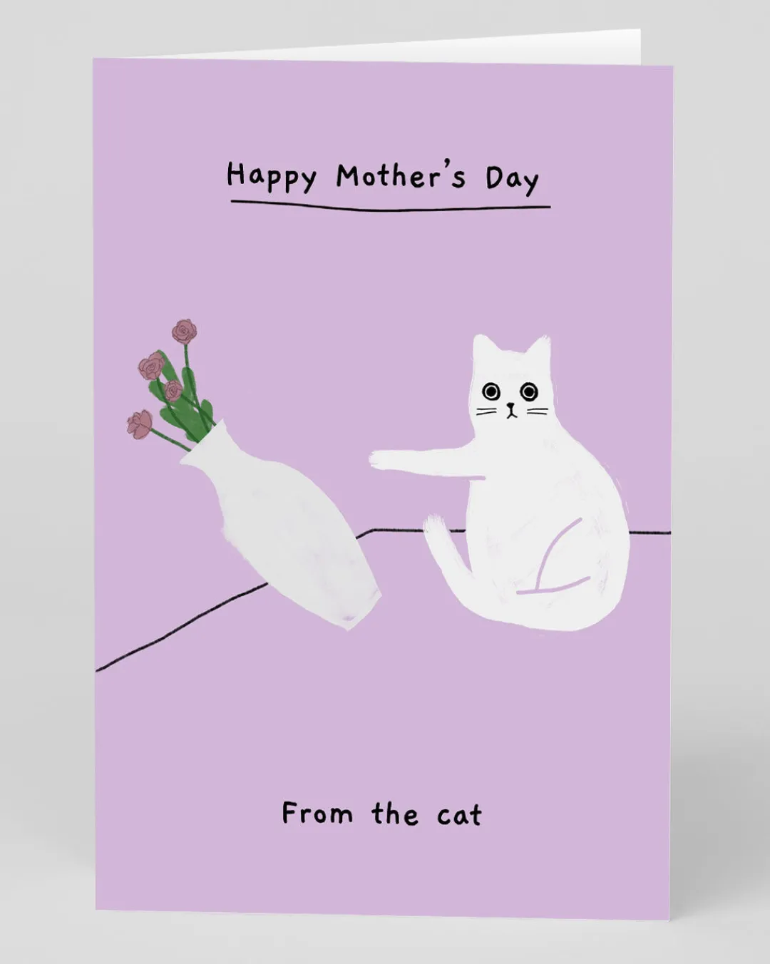 Ken The Cat Mother's Day|Mother's Day Cards*Personalised From the Cat Happy Mother's Day Card | Ohh Deer