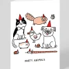 Gemma Correll Birthday|Birthday Cards*Personalised Party Animals Greeting Card | Ohh Deer