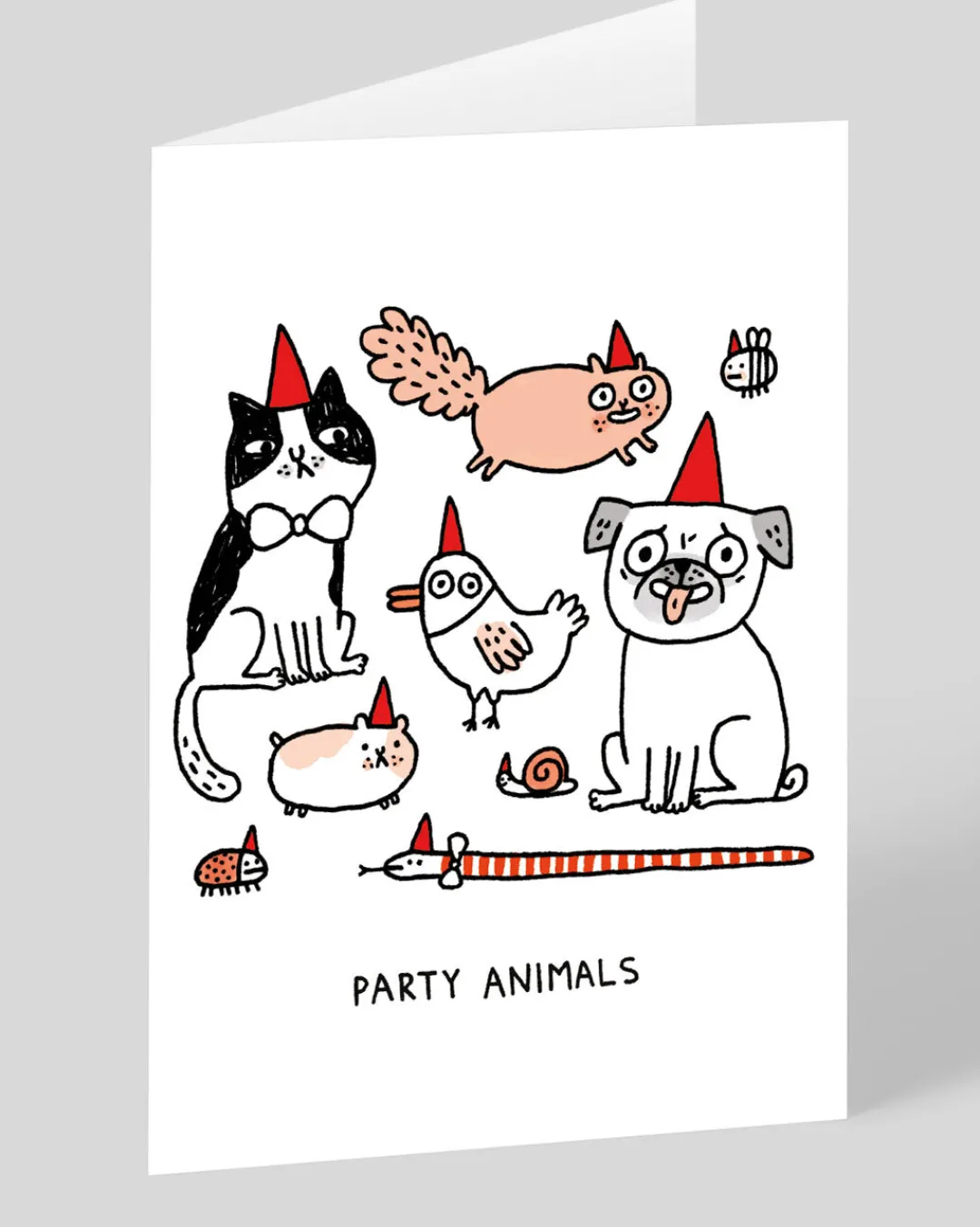 Gemma Correll Birthday|Birthday Cards*Personalised Party Animals Greeting Card | Ohh Deer
