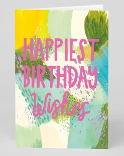 Raspberry Blossom Birthday|Birthday Cards*Personalised Happiest Birthday Wishes Greeting Card | Ohh Deer