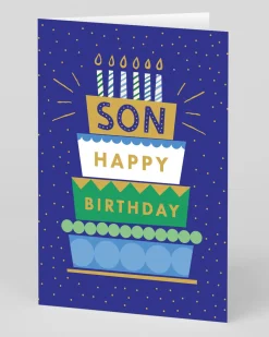 Ohh Deer Birthday|Birthday Cards*Personalised Happy Birthday Son Cake Card 🎂 |