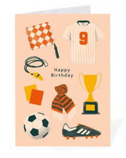 Ohh Deer Birthday|Birthday Cards*Personalised Happy Birthday Football Card |