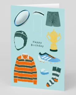 Ohh Deer Birthday|Birthday Cards*Personalised Happy Birthday Rugby Card |