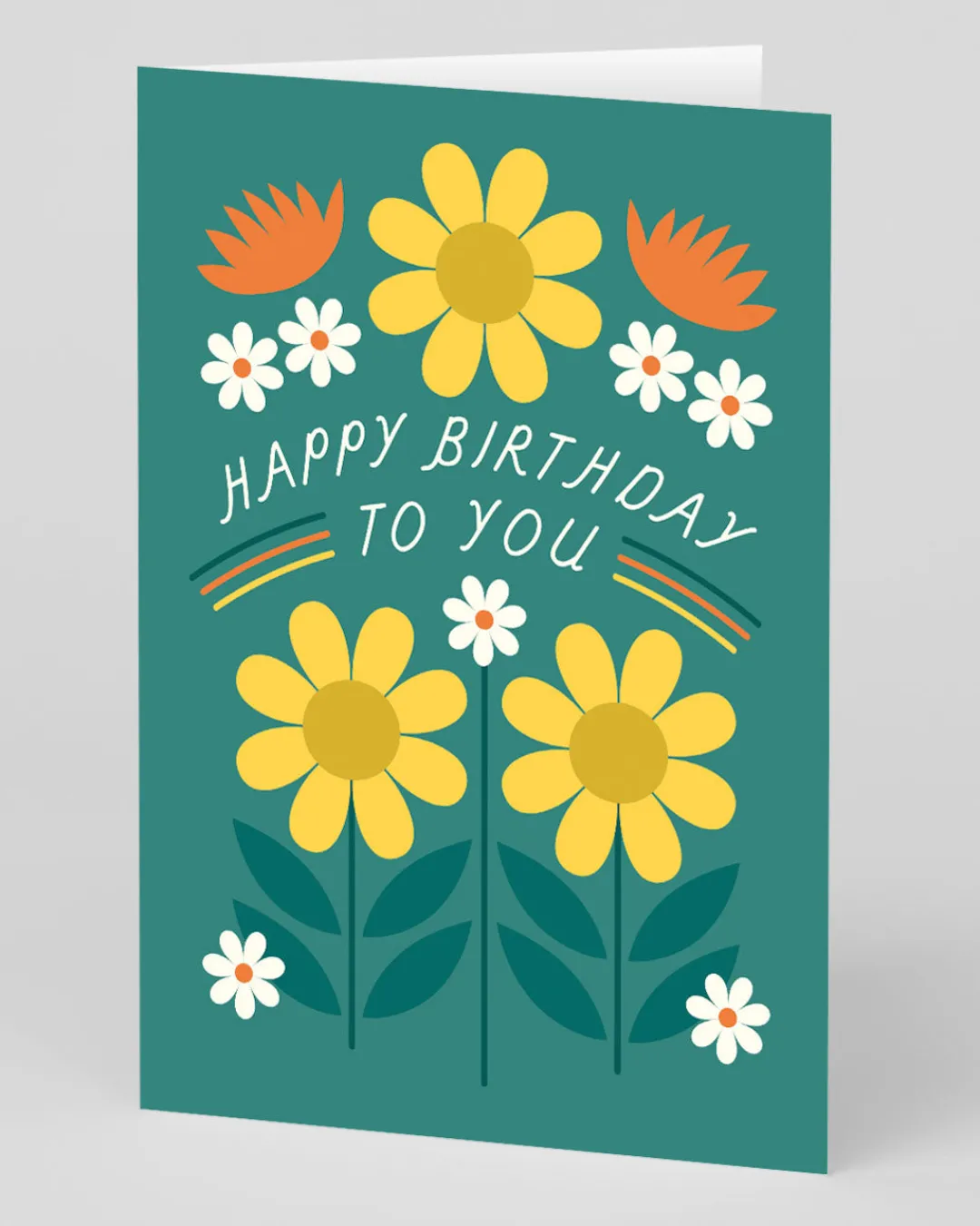 Elizabeth Olwen Birthday|Birthday Cards*Personalised Happy Birthday To You Floral Birthday Card | Ohh Deer
