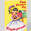 Smitten Kitten Valentine's Day*Personalised Happy Galentine's Day Card | Ohh Deer