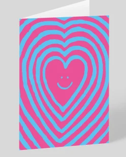 Ashkahn Valentine's Day|Thinking Of You*Personalised Happy Heart Greeting Card | Ohh Deer
