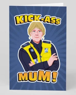 Ohh Deer Mother's Day|Mother's Day Cards*Personalised Happy Valley Kick Ass Mum Greeting Card |