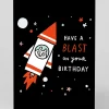 Gemma Correll Birthday|Birthday Cards*Personalised Have A Blast! Square Birthday Greeting Card | Ohh Deer