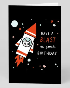 Gemma Correll Birthday|Birthday Cards*Personalised Have A Blast! Square Birthday Greeting Card | Ohh Deer